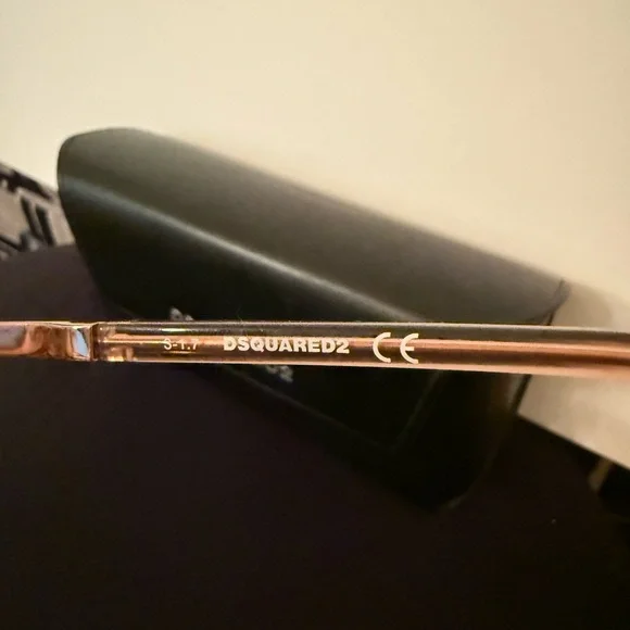 DSQUARED2 Baptiste Rose Gold Aviator Sunglasses (DQ0274 38Z 63/13 140) DSQUARED2 Baptiste Rose Gold Aviator Sunglasses (DQ0274 38Z  main image 4